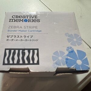 Creative Memories Zebra Stripe Border Maker Cartridge BMC NIB